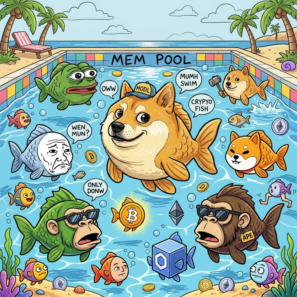 the pool, absolutely full of crypto creatures